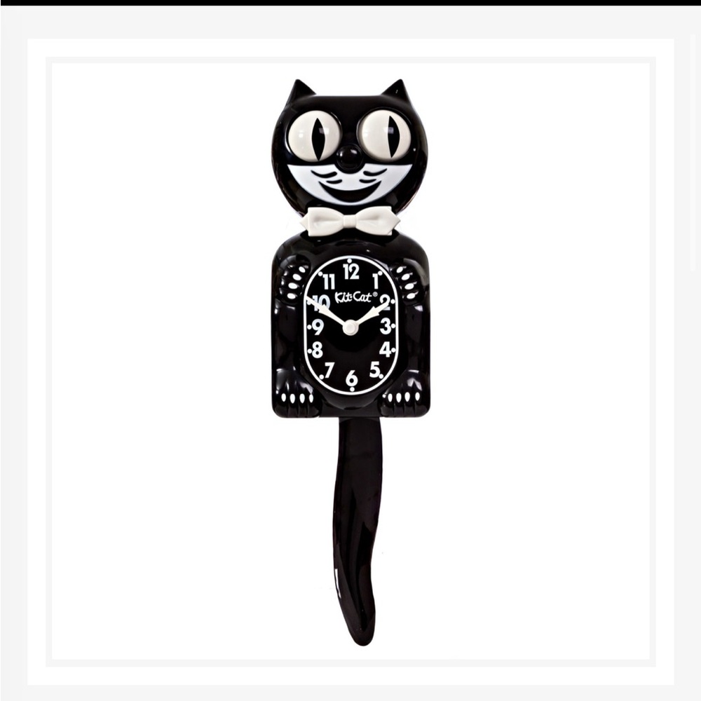 Classic Black Kit-Cat Klock (15.5″ high)